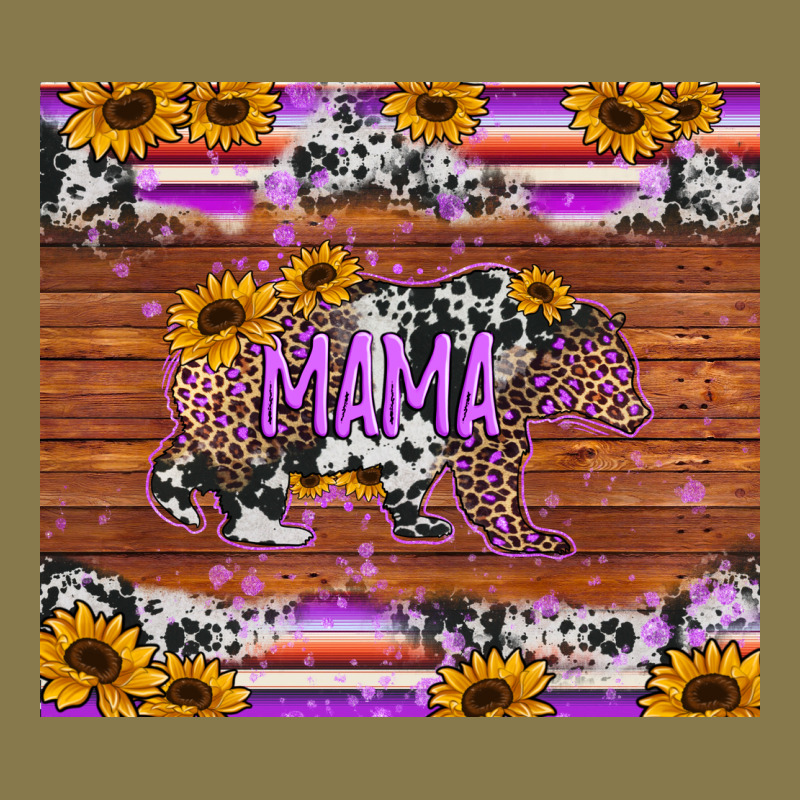Mama Bear Sunflowers Purple Premium Hoodie by Jasminsmagicworld | Teevron