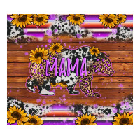 mama bear sunflowers purple | Teevron