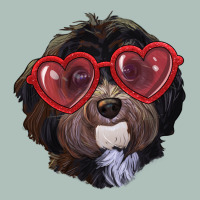 Havanese Dog With Love Glasses Heavyweight Hoodie | Teevron