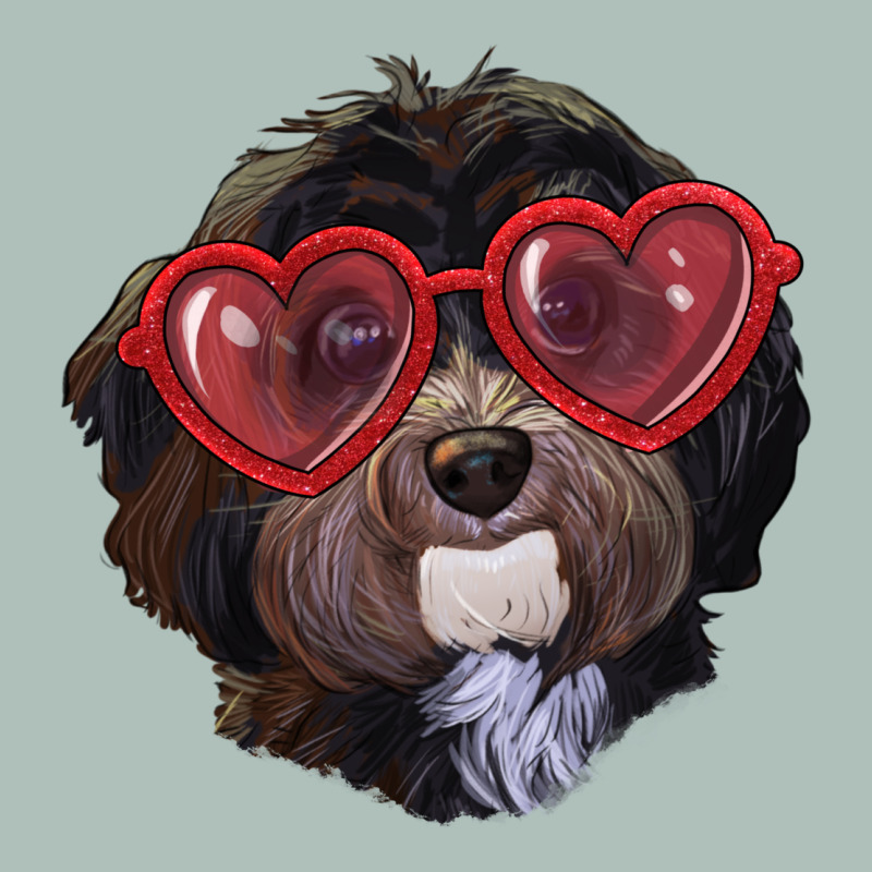 Havanese Dog With Love Glasses Heavyweight Hoodie by RanaPortraitStore | Teevron