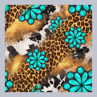 Western Turquoise Gemstone Seamless Pattern Premium Hoodie | Teevron