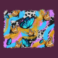 Easter Butterfly With Glitter And Cowhide  Background Urban Hoodie | Teevron