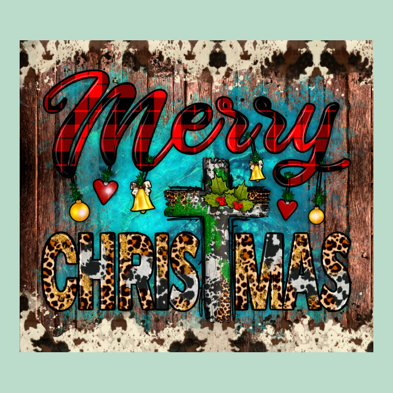 Merry Christmas Cross Tumbler Premium Hoodie by JahusDesignShop | Teevron