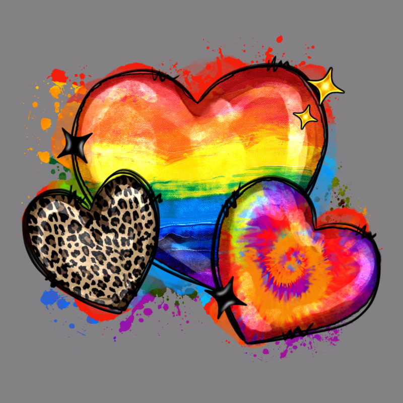 Pride Hearts Heavyweight Hoodie by Zillion Design Studio | Teevron