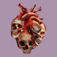 Heart Skulls Heavyweight Hoodie | Teevron