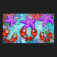Crab And Starfish  Cup Classic Tee | Teevron