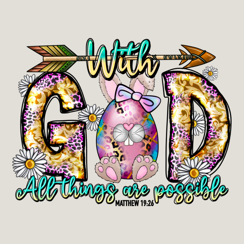 With God All Things Are Possible Easter Day Heavy Core Tee by CowhideDigitalArt | Teevron