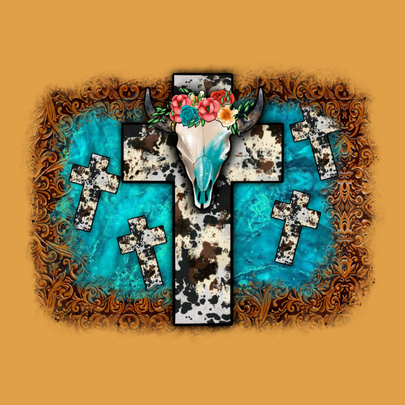 Bull Skull Cross Backgraund Premium Hoodie by JahusDesignShop | Teevron