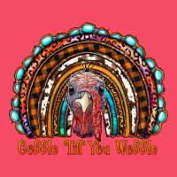 Gobble Till You Wobble Thanksgiving Rainbow Premium Sweatshirt | Teevron