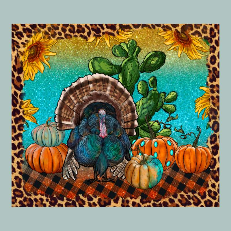 Turkey And Pumpkins Premium Sweatshirt by RanaPortraitStore | Teevron