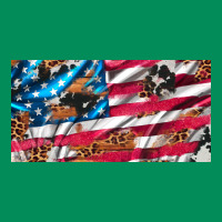 Usa Flag And Leopard With Wood License Plate Urban Hoodie | Teevron