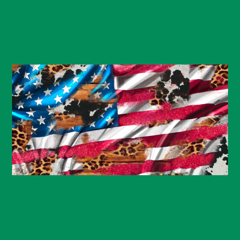 Usa Flag And Leopard With Wood License Plate Urban Hoodie by Artiststas | Teevron
