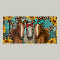 Horses With Leopard And Sunflowers Heavyweight Hoodie | Teevron