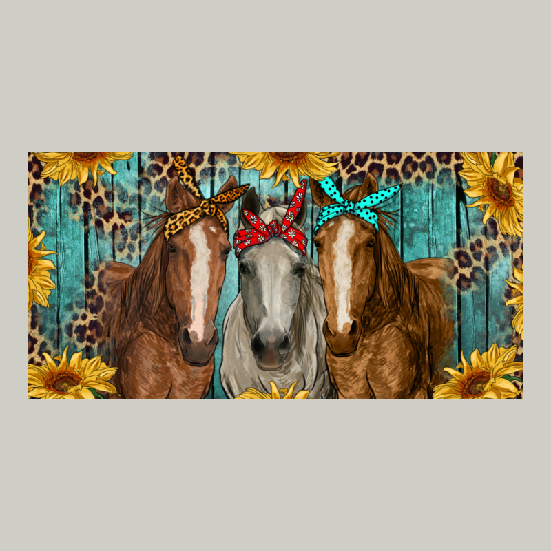 Horses With Leopard And Sunflowers Heavyweight Hoodie by RanaPortraitStore | Teevron