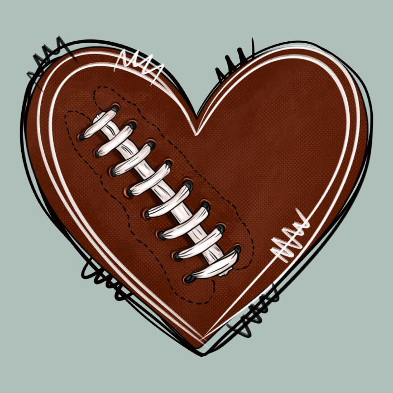 American Football Heart Heavyweight Hoodie by texasbilliewilder | Teevron