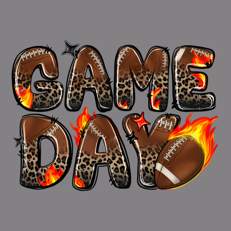 Game Day Football Leopard Heavyweight Hoodie by Zillion Design Studio | Teevron