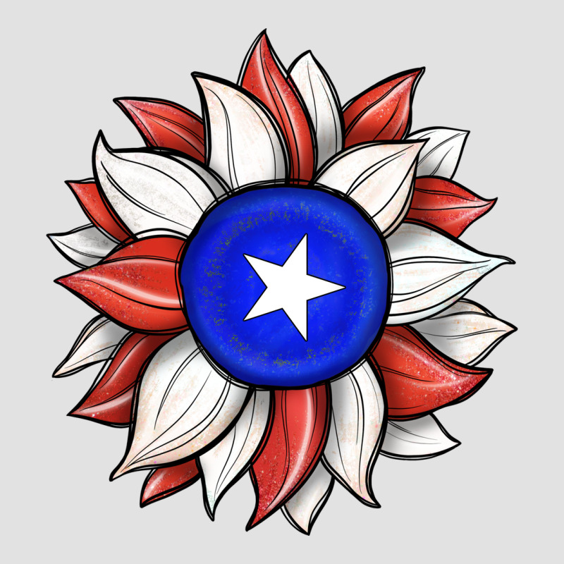 Sunflower Puerto Rico Flag Premium Hoodie by JahusDesignShop | Teevron