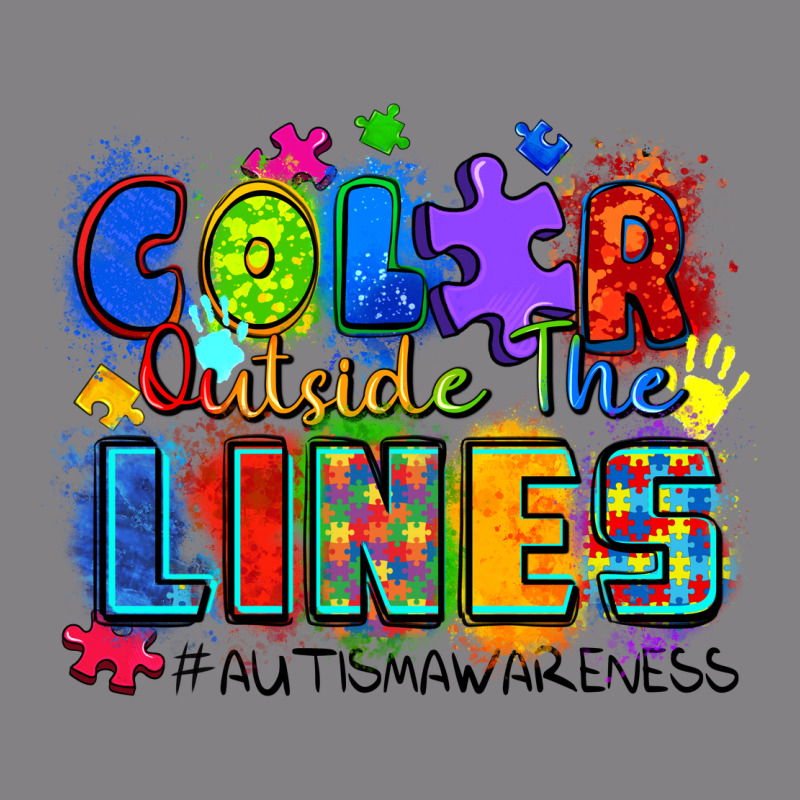 Color Outside The Lines Autism Awareness Heavyweight Hoodie by Zillion Design Studio | Teevron