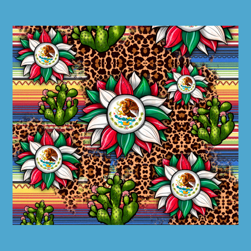 Sunflower Mexican Flag Tumbler Premium Hoodie by JahusDesignShop | Teevron