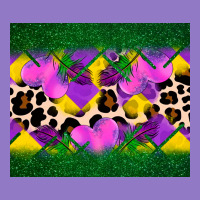 Mardi Gras Leopard And Heart Urban Hoodie | Teevron