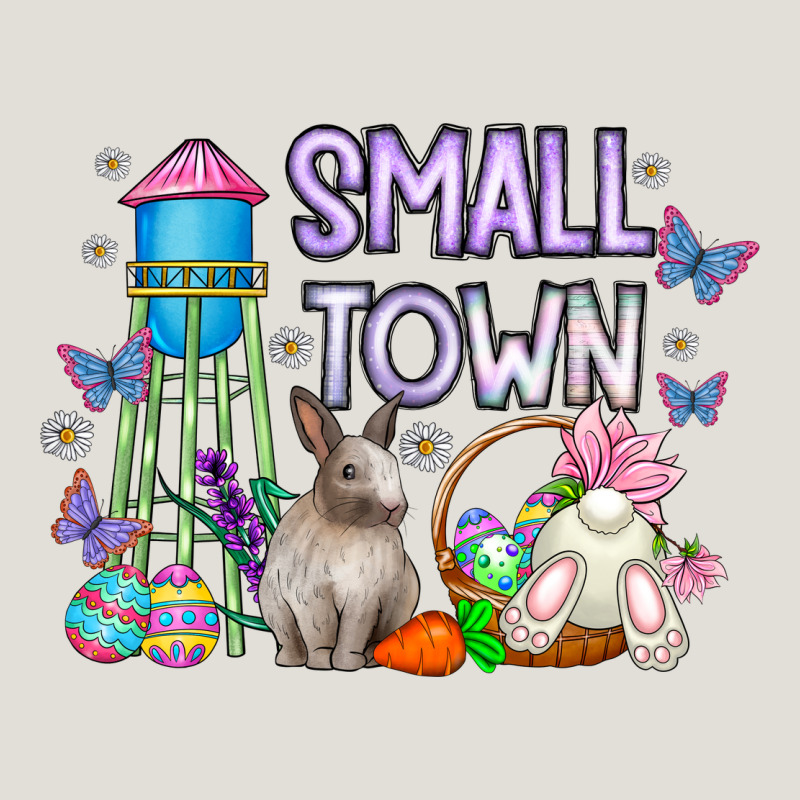 Small Town Easter Day Heavy Core Tee by CowhideDigitalArt | Teevron