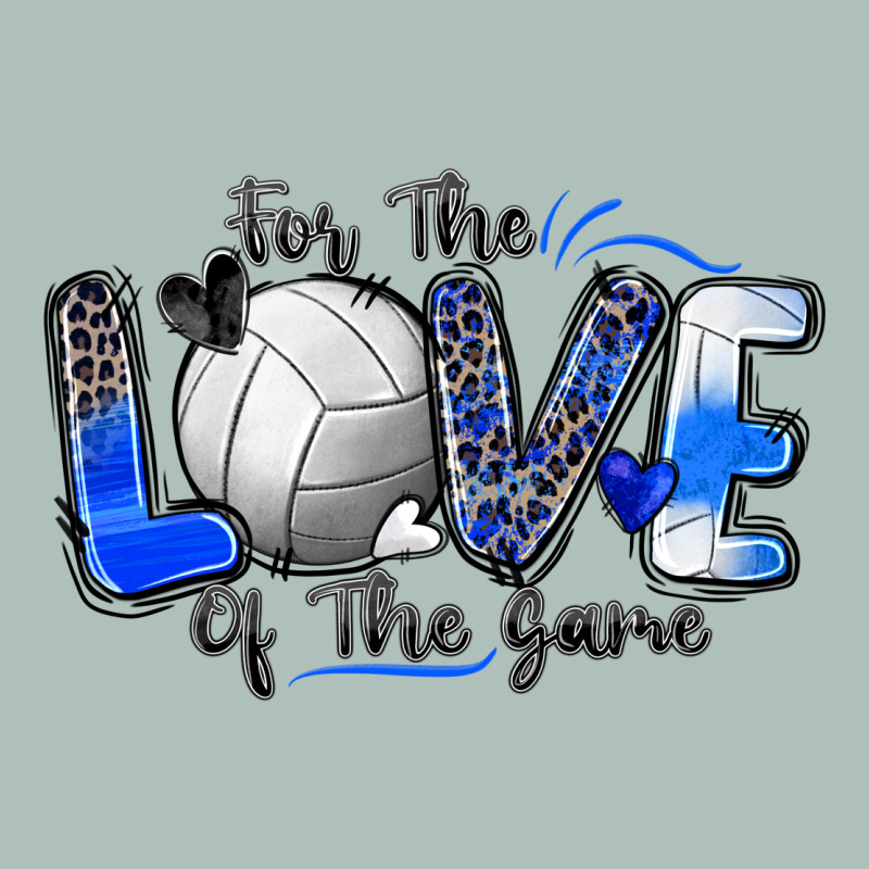 For The Love Of The Game Volleyball Heavyweight Hoodie by Zillion Design Studio | Teevron