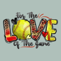 For The Love Of The Game Softball Heavyweight Hoodie | Teevron
