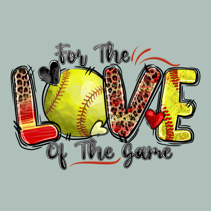 For The Love Of The Game Softball Heavyweight Hoodie by Zillion Design Studio | Teevron