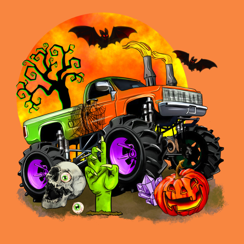 Halloween Monster Truck Premium Sweatshirt by Zillion Design Studio | Teevron