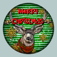 Mule Buck Deer Head Christmas Heavy Core Tee | Teevron