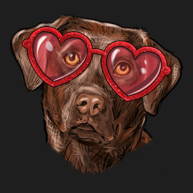 Labrador Retriever With Love Glass Heavyweight Hoodie by RanaPortraitStore | Teevron