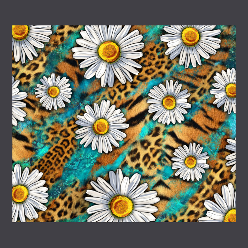 Leopard And Tiger Daisy Heavyweight Hoodie by RanaPortraitStore | Teevron