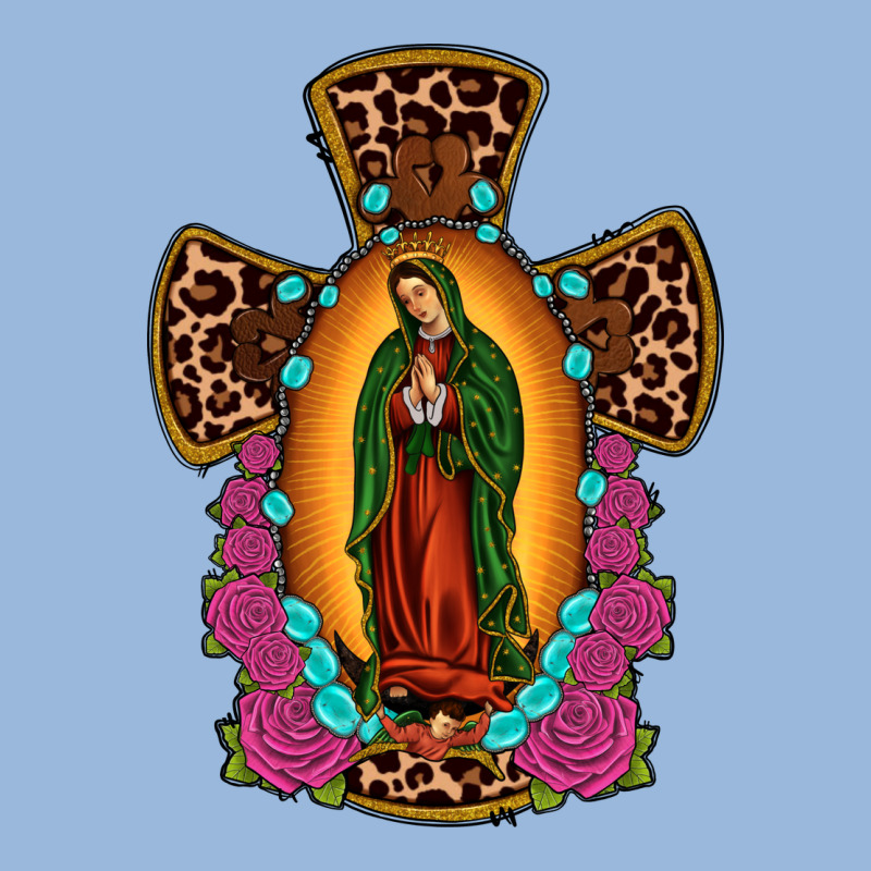 Our Lady Of Guadalupe Cross Premium Hoodie by JahusDesignShop | Teevron