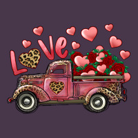 Love Truck With Roses And Leopard Heavyweight Hoodie | Teevron