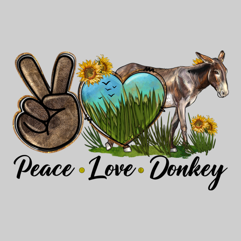 Peace Love Donkey Premium Tee by LillyAllenDesigns | Teevron
