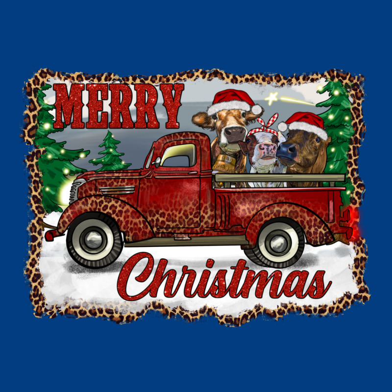 Christmas Truck With Cows Premium Sweatshirt by RanaPortraitStore | Teevron