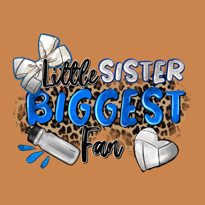 Little Sister Biggest Fan Volleyball Heavyweight Hoodie by Zillion Design Studio | Teevron