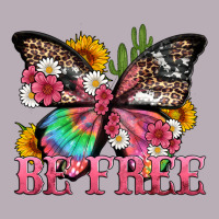 Be Free With Butterfly And Cactus Flowers Vintage Tee | Teevron