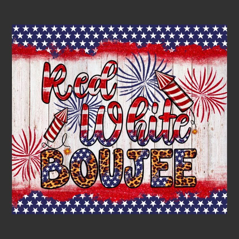 Red White Boujee Urban Heavy Tee by Artiststas | Teevron