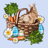 Easter Bunny In Basket Wıth Carrot And Eggs Urban Hoodie | Teevron