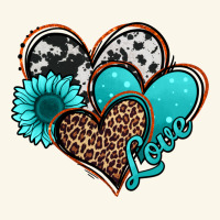 Love Turquoise Hearts Premium Hoodie | Teevron