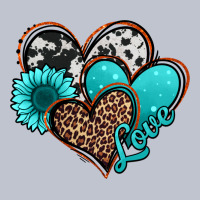 Love Turquoise Hearts Premium Hoodie | Teevron