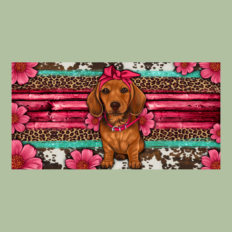 Dachshund Puppy License Plate Urban Hoodie by Artiststas | Teevron