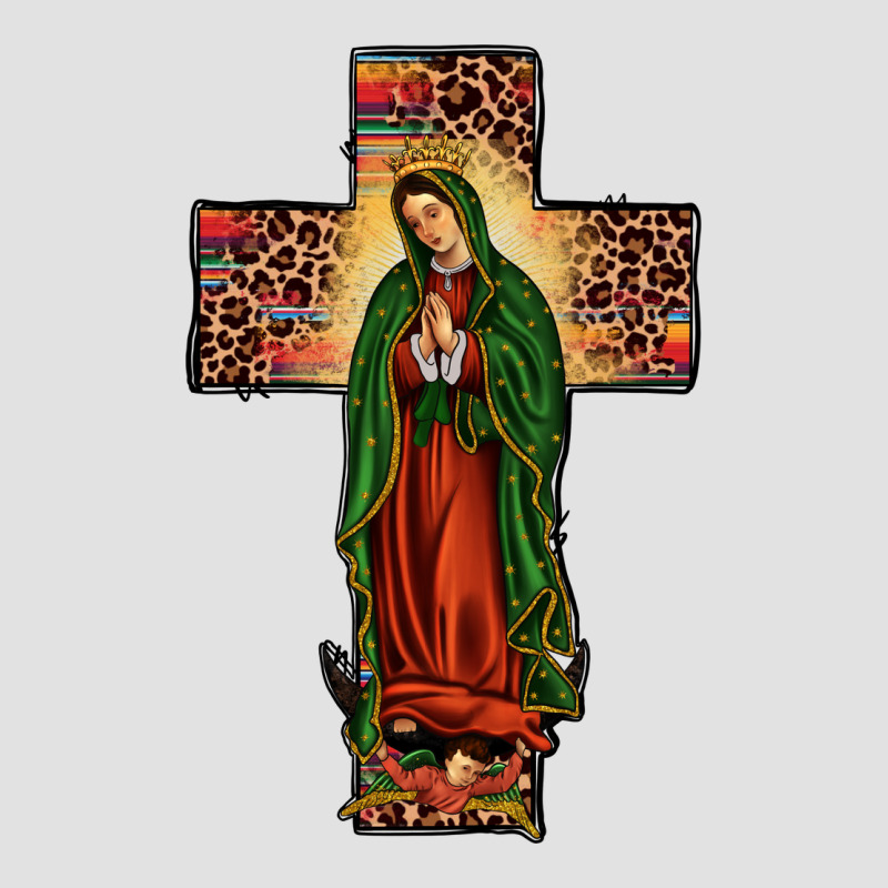 Our Lady Of Guadalupe Cross Premium Hoodie by JahusDesignShop | Teevron