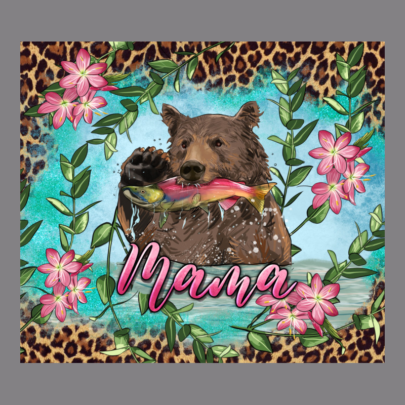 Mama Bear Haunting Fish Floral Heavyweight Hoodie by RanaPortraitStore | Teevron