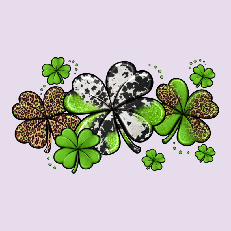 Western Cowhide Leopard Glitter Shamrocks Premium Hoodie by Jasminsmagicworld | Teevron