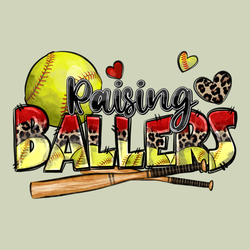 Raising Ballers Softball Heavyweight Hoodie by Zillion Design Studio | Teevron