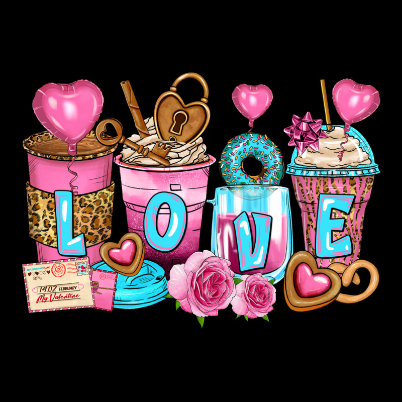 Valentine's Day Coffee Cups Premium Sweatshirt by Zillion Design Studio | Teevron