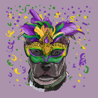 Mardi Gras  Mask Pitbull Heavyweight Hoodie | Teevron