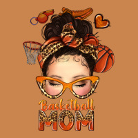 Basketball Messy Bun Mom Heavyweight Hoodie | Teevron